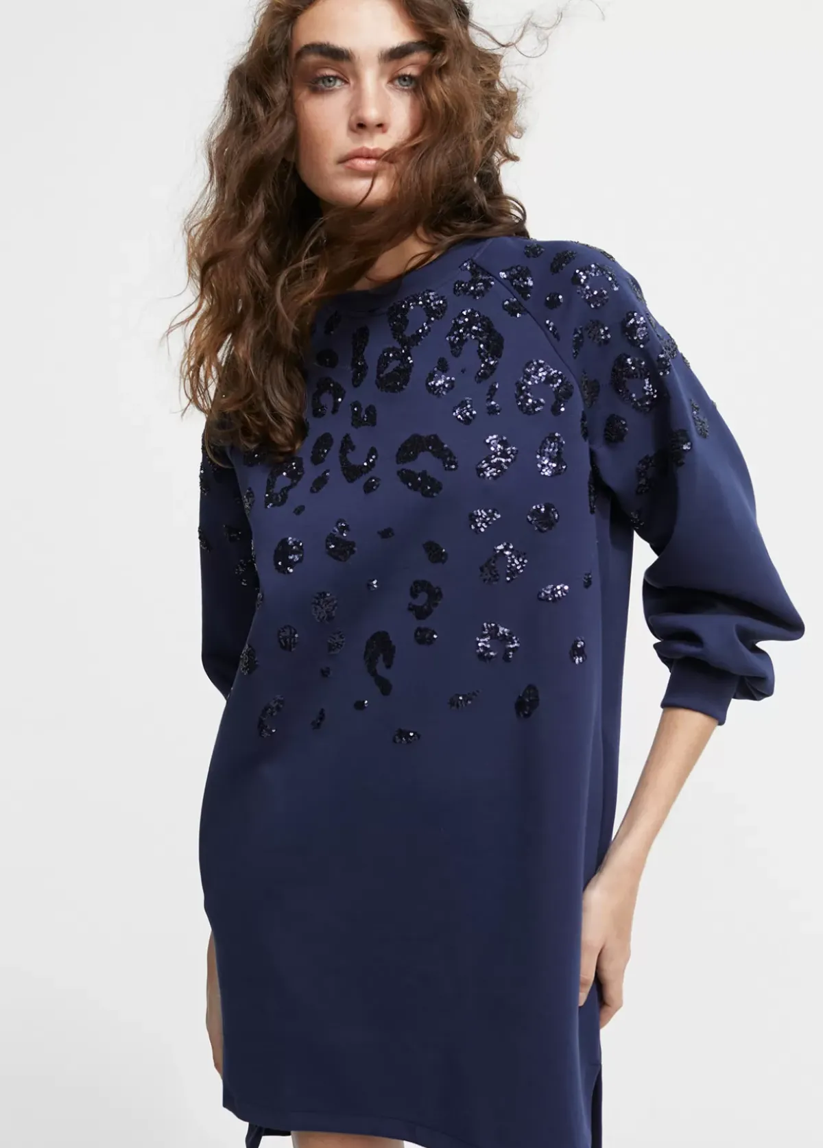 Discount Vestido detalle lentejuelas Vestidos Y Faldas