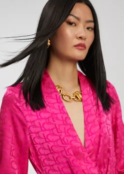 Sale Vestido estampado logo Vestidos Y Faldas