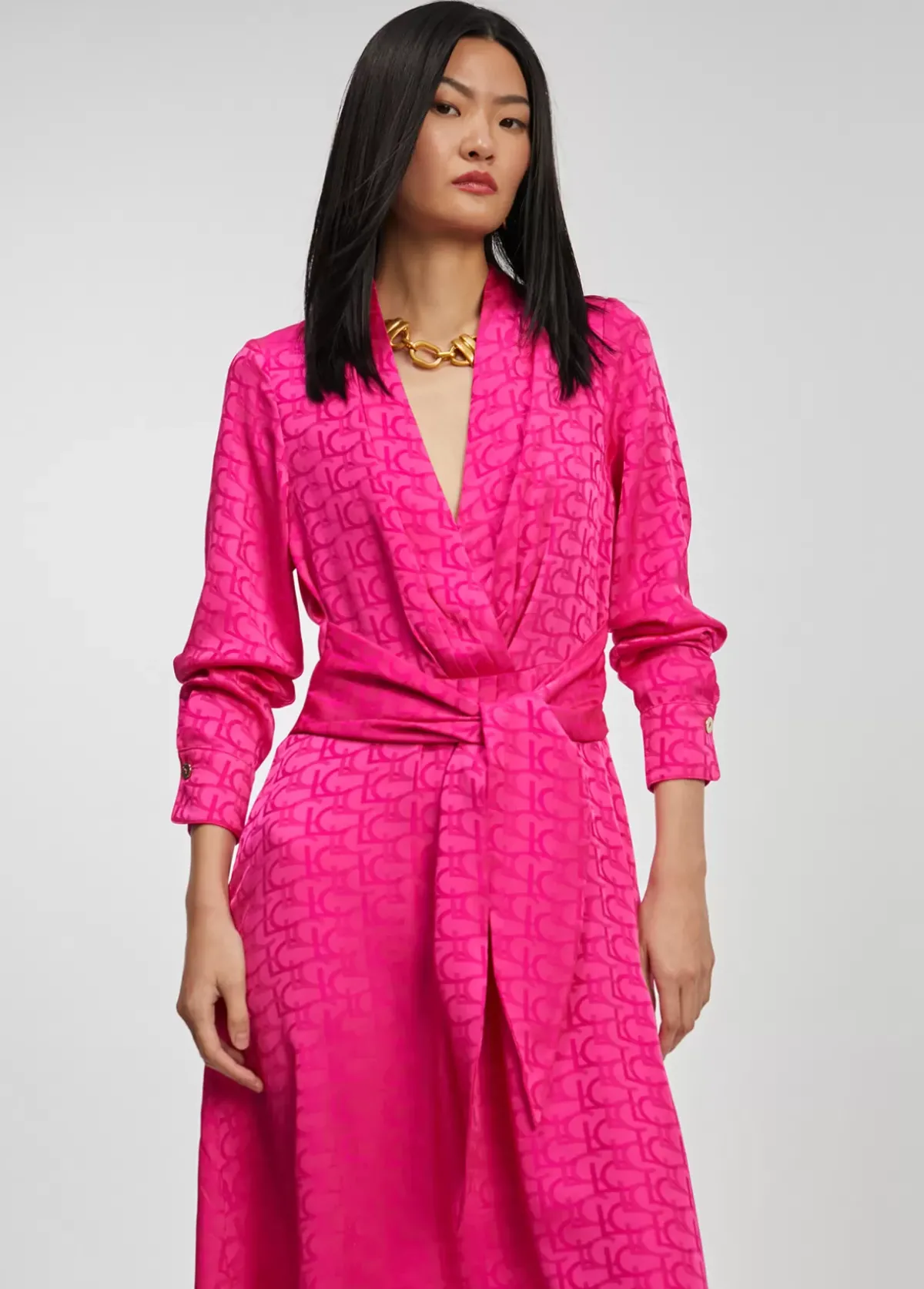 Sale Vestido estampado logo Vestidos Y Faldas