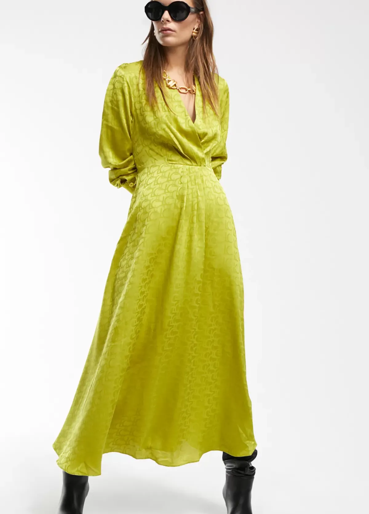 Sale Vestido estampado logo Vestidos Y Faldas