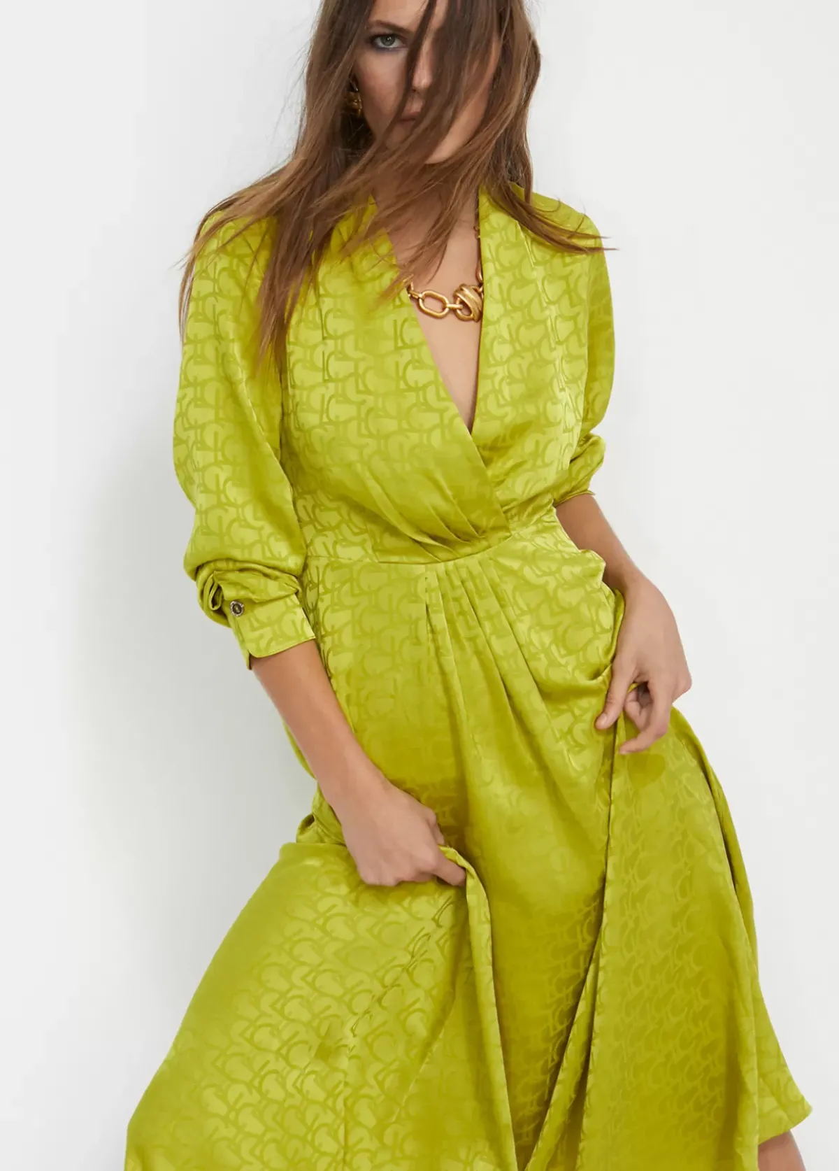 Sale Vestido estampado logo Vestidos Y Faldas