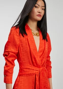 Clearance Vestido estampado logo Vestidos Y Faldas