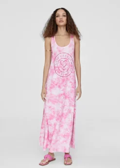 Online Vestido largo de tirantes Baño