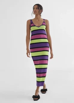 Sale Vestido largo rayas Punto