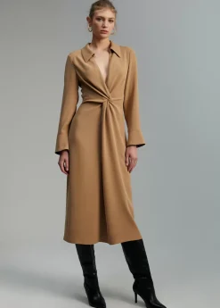 Discount Vestido midi nudo Vestidos Y Faldas