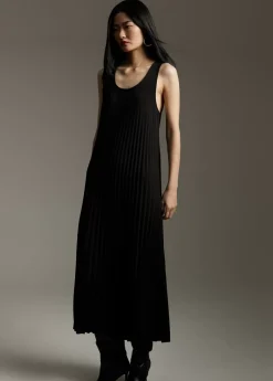 Sale Vestido sin manga plisado Vestidos Y Faldas