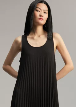 Sale Vestido sin manga plisado Vestidos Y Faldas