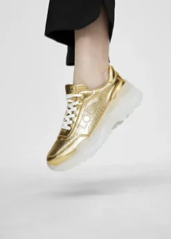 Sale Zapatillas tipo sneakers metalizadas Calzado