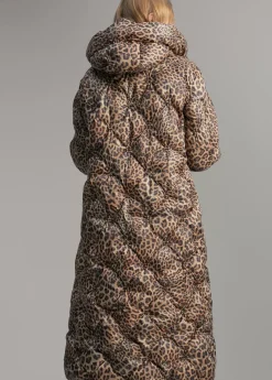 Outlet Abrigo acolchado forro contraste Animal Print|Abrigos Y Cazadoras