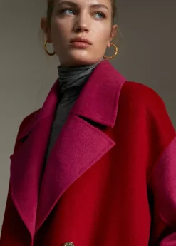 Best Abrigo bicolor handmade Abrigos Y Cazadoras