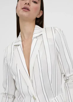 New Americana blazer con rayas Americanas Y Blazers