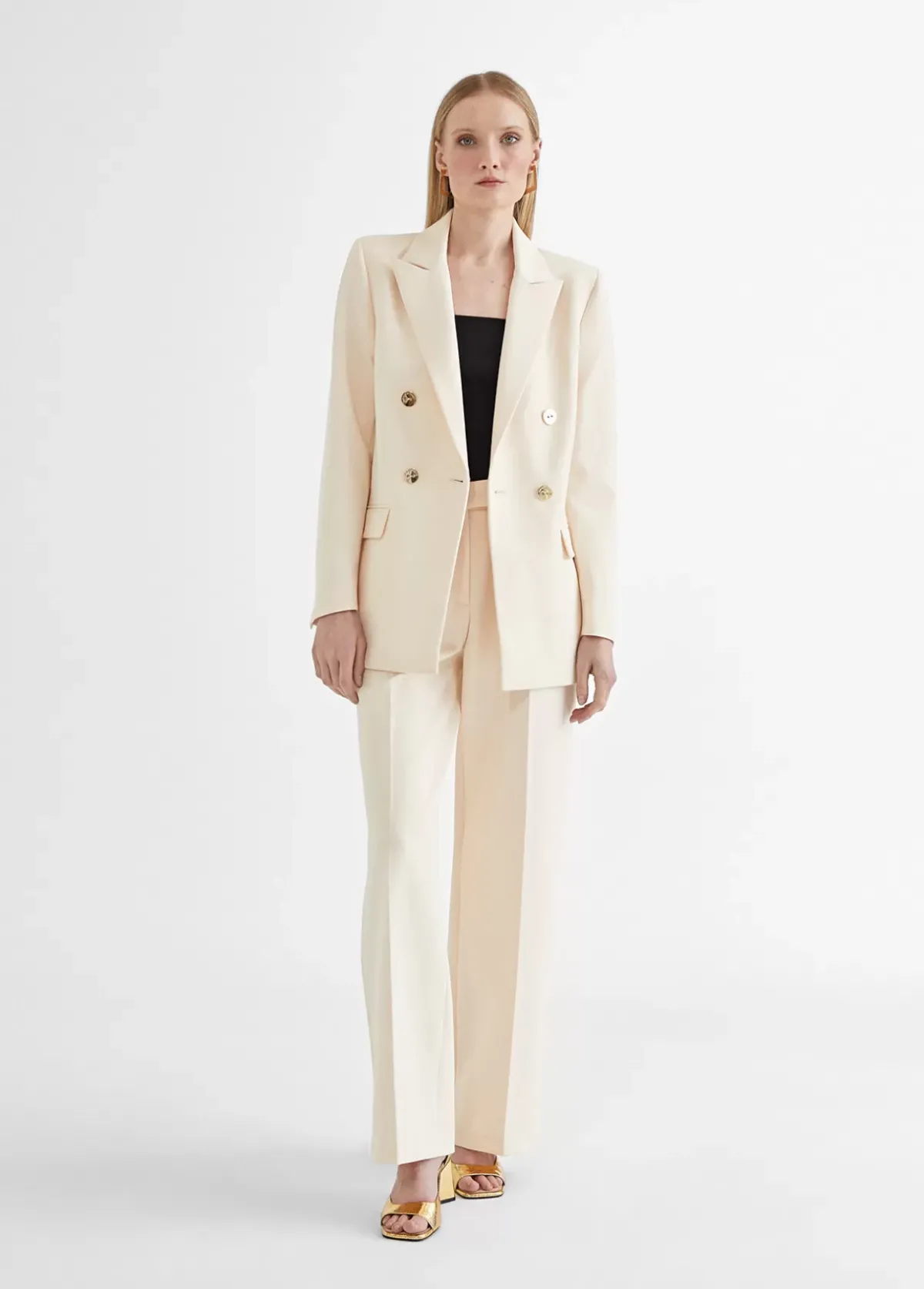 Discount Americana cruzada monocolor Americanas Y Blazers