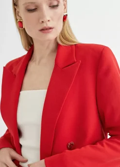 Outlet Americana cruzada monocolor Americanas Y Blazers