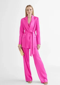 Hot Americana cruzada satinada Americanas Y Blazers