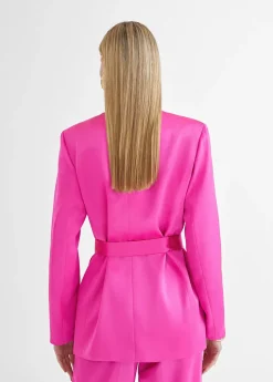 Hot Americana cruzada satinada Americanas Y Blazers