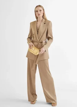 Clearance Americana cruzada satinada Americanas Y Blazers