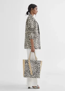 Clearance Americana dorada  animal print Americanas Y Blazers