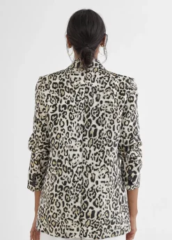 Clearance Americana dorada  animal print Americanas Y Blazers