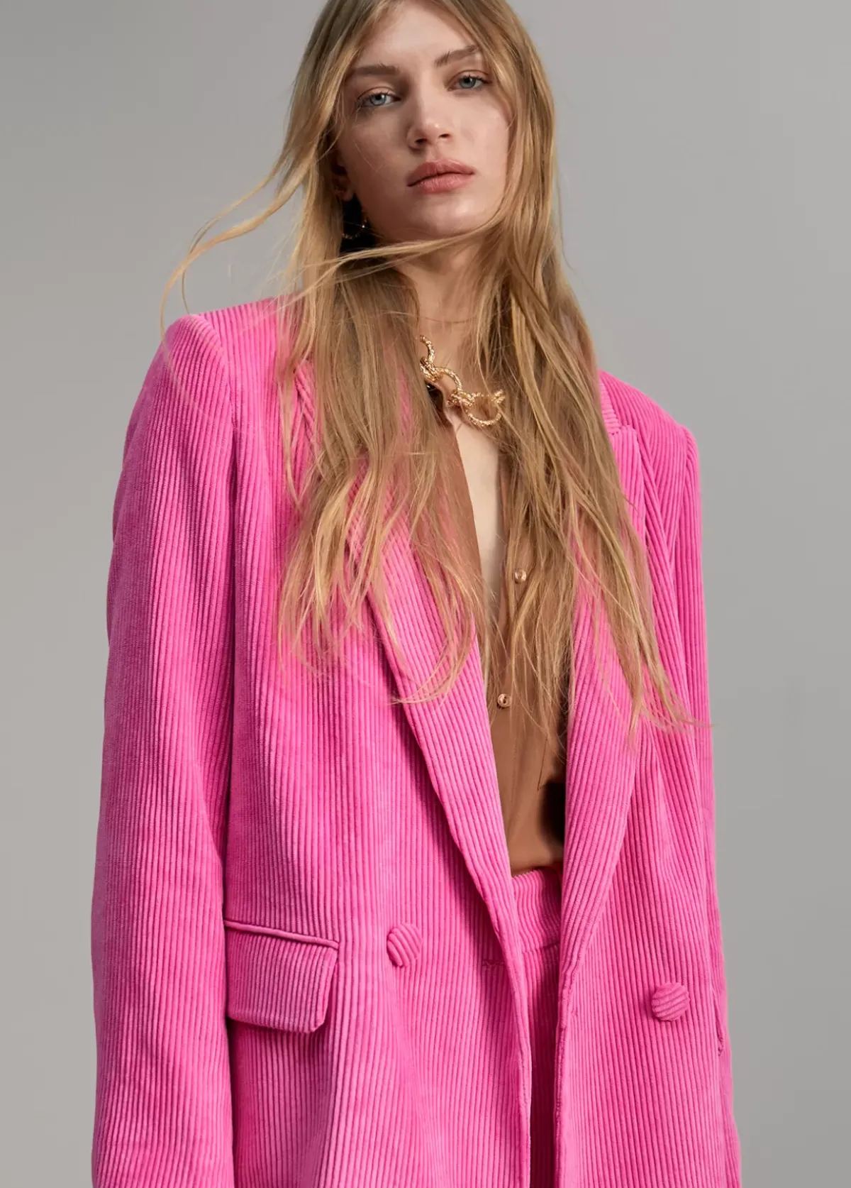 Best Americana oversize de pana Americanas Y Blazers