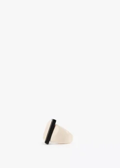 Online Anillo blanco y negro Bisuteria