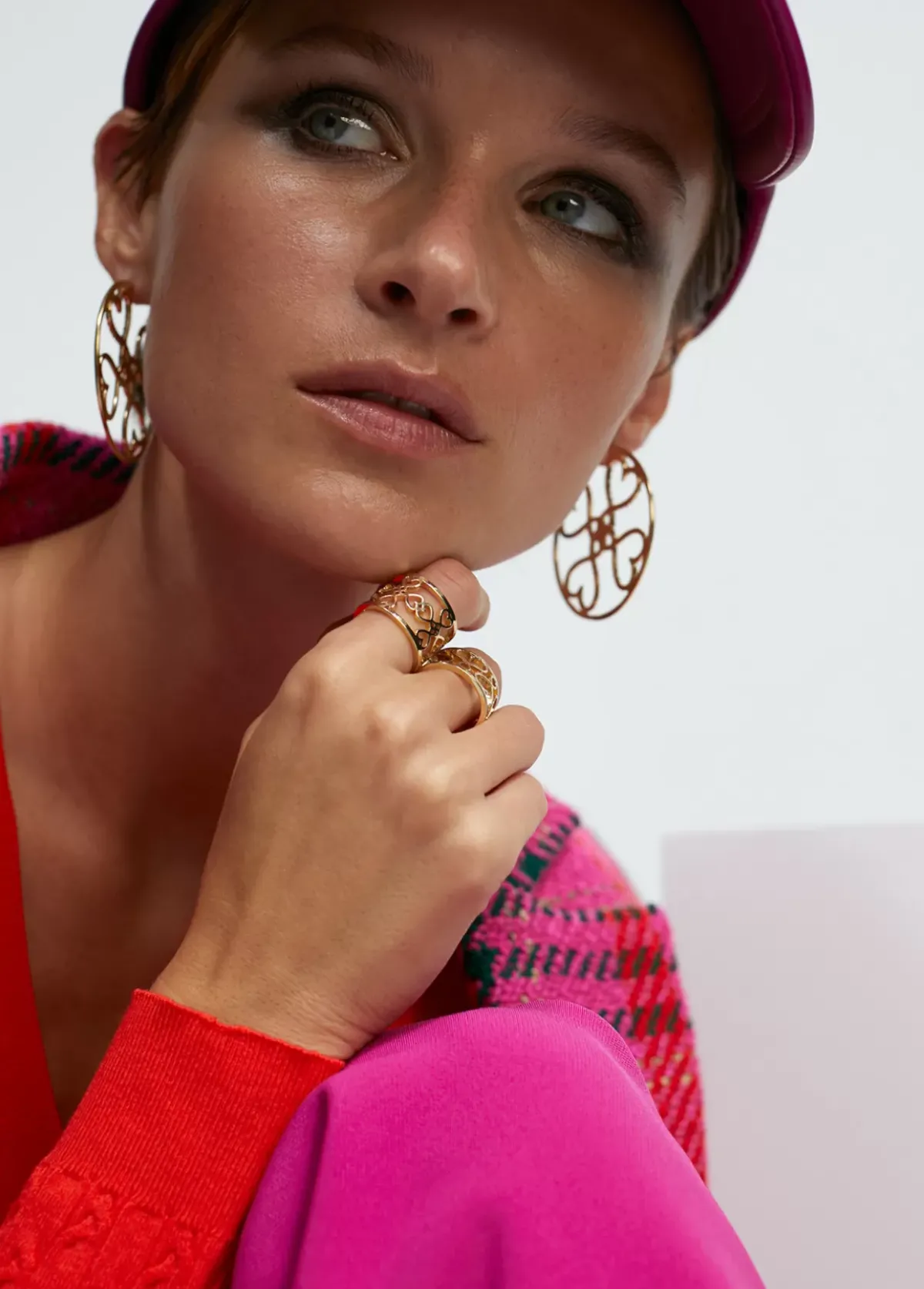 Anillo corazones infinitos maxi Anillos