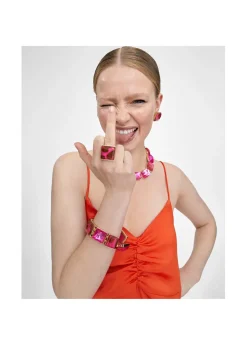 Outlet Anillo cristal animal print Bisuteria