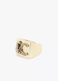 Hot Anillo sello con logo animal Anillos