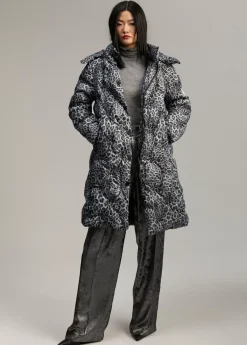 Hot Anorak acolchado animal print Animal Print|Abrigos Y Cazadoras