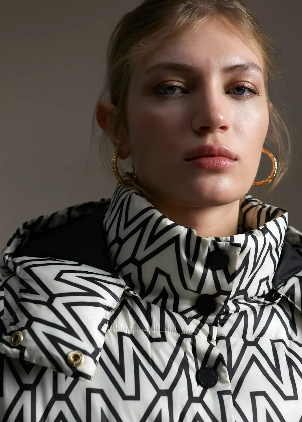 Best Anorak midi acolchado monograma Abrigos Y Cazadoras