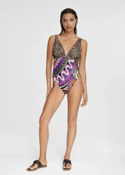 Outlet Bañador Animal Print y Paisley Baño