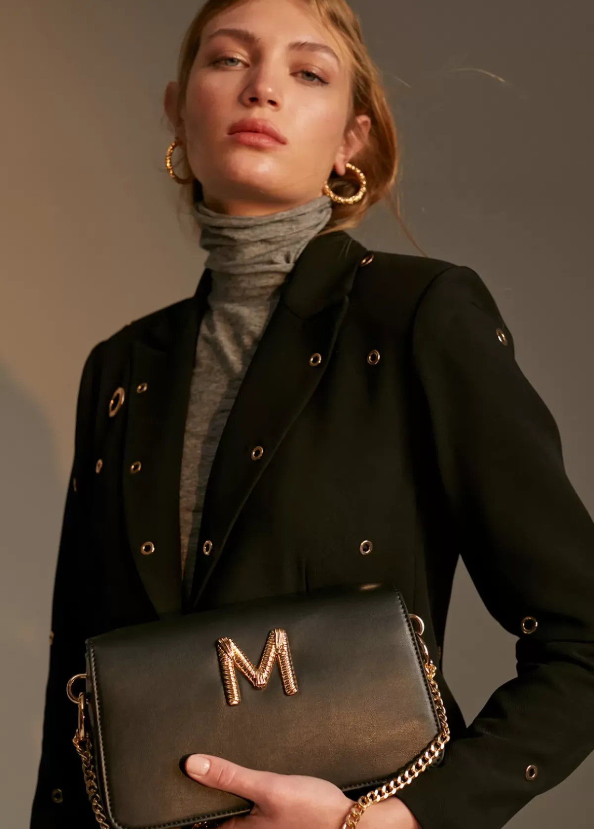 New Bandolera dorada Bandoleras|Bolsos Pequeños