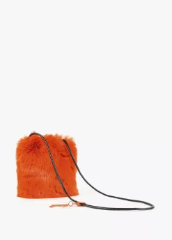 Outlet Bandolera efecto pelo Bolsos Pequeños|Bandoleras