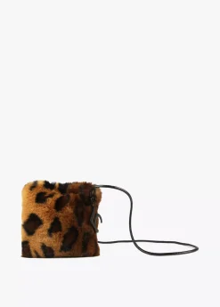 Clearance Bandolera efecto pelo animal Animal Print|Bandoleras
