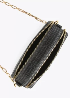 Sale Bandolera efecto piel cocodrilo Bandoleras|Bolsos Pequeños