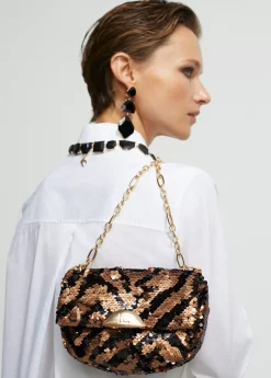 Outlet Bandolera lentejuelas Animal Print|Bandoleras