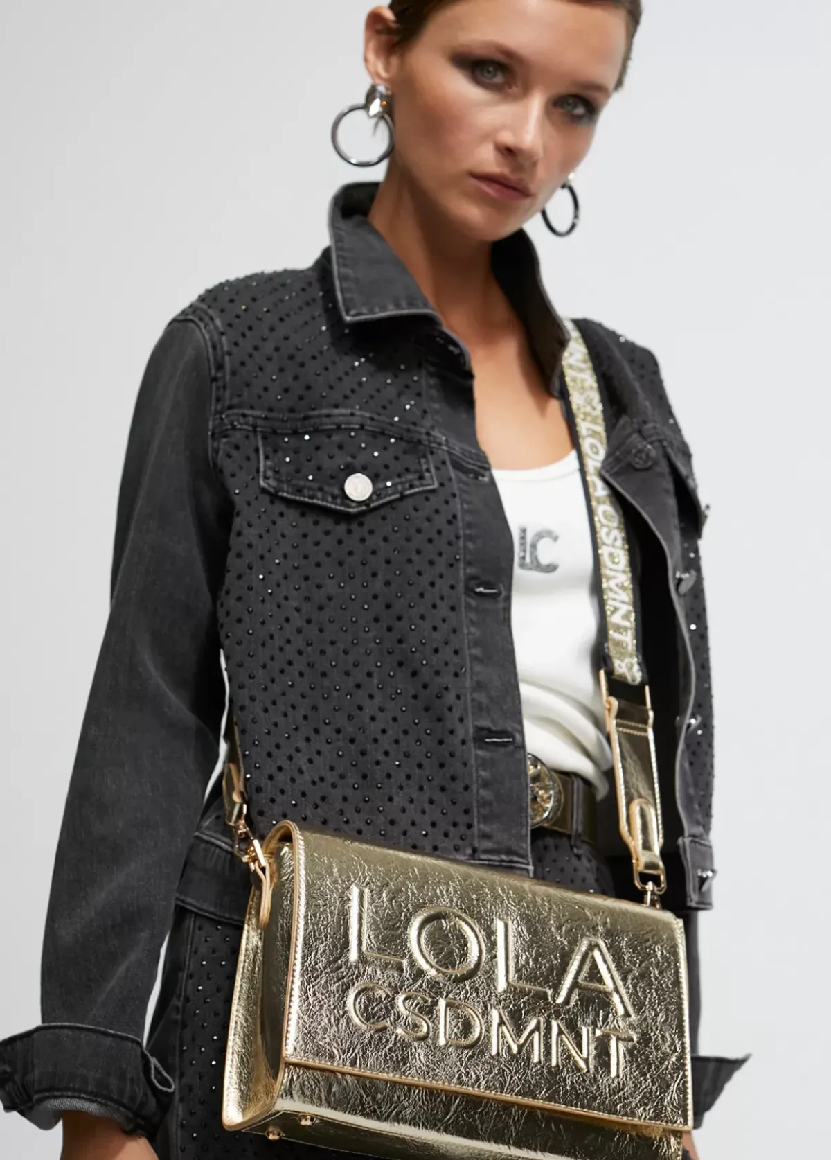 Outlet Bandolera metalizada Bandoleras|Bolsos Pequeños