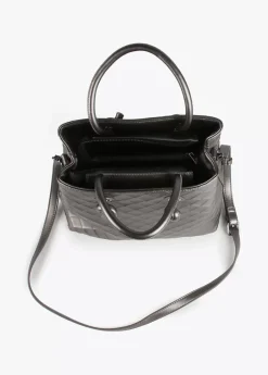 Hot Bandolera rombos relieve Bolsos De Mano Y Neceseres|Bandoleras