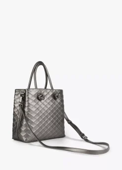 Hot Bandolera rombos relieve Bolsos De Mano Y Neceseres|Bandoleras