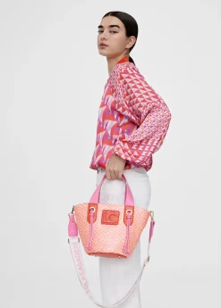 Best Bandolera tipo cesta efecto rafia Bolsos