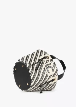 Clearance Bandolera tipo cesta efecto rafia Bolsos