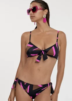 Bikini estampado maxi logo Baño