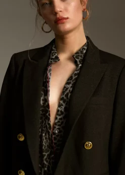 Clearance Blazer botón animal Americanas Y Blazers