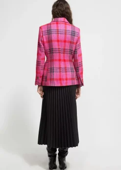 Blazer cuadros tweed Americanas Y Blazers