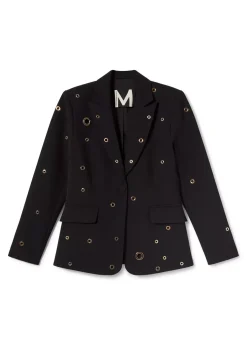 Best Blazer detalle eyelets Americanas Y Blazers