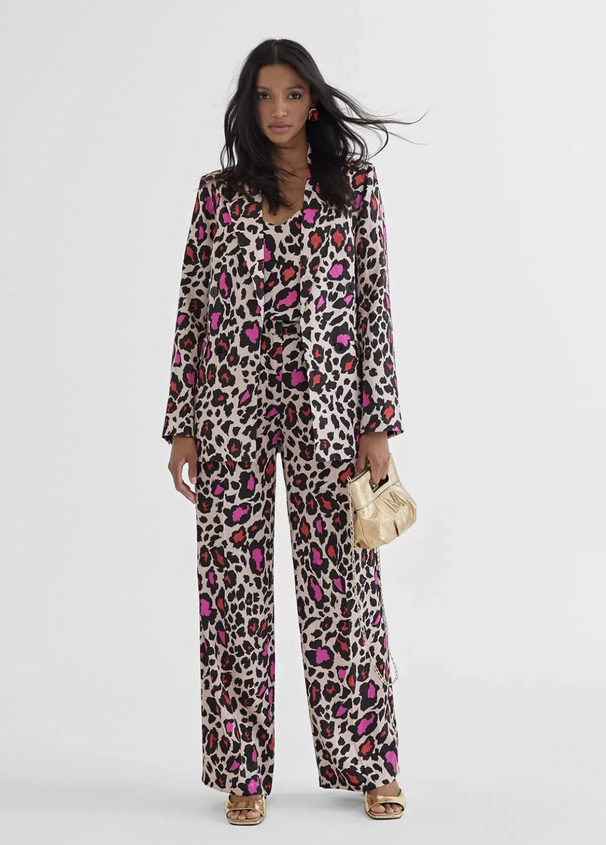 Hot Blazer estampada animal Americanas Y Blazers