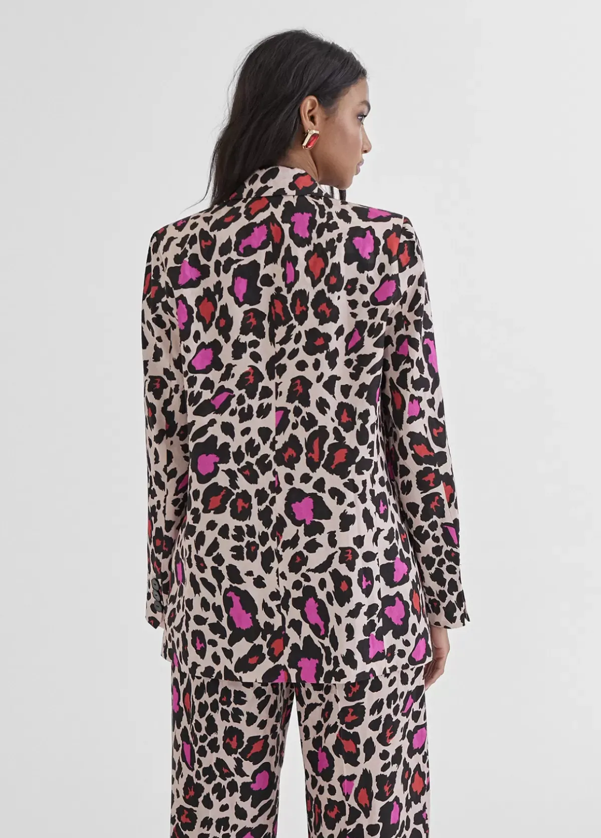 Hot Blazer estampada animal Americanas Y Blazers