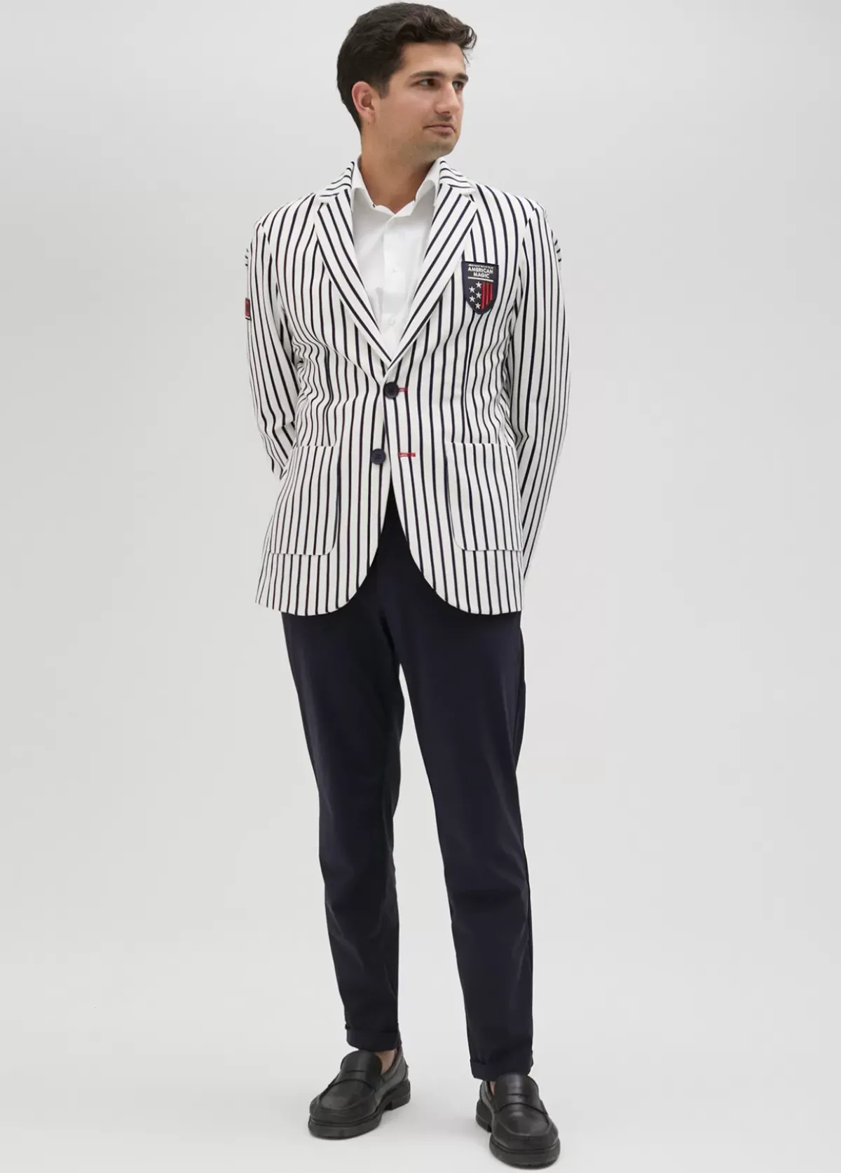 New Blazer hombre rayas edición limitada - Lola Casademunt Americanas Y Blazers