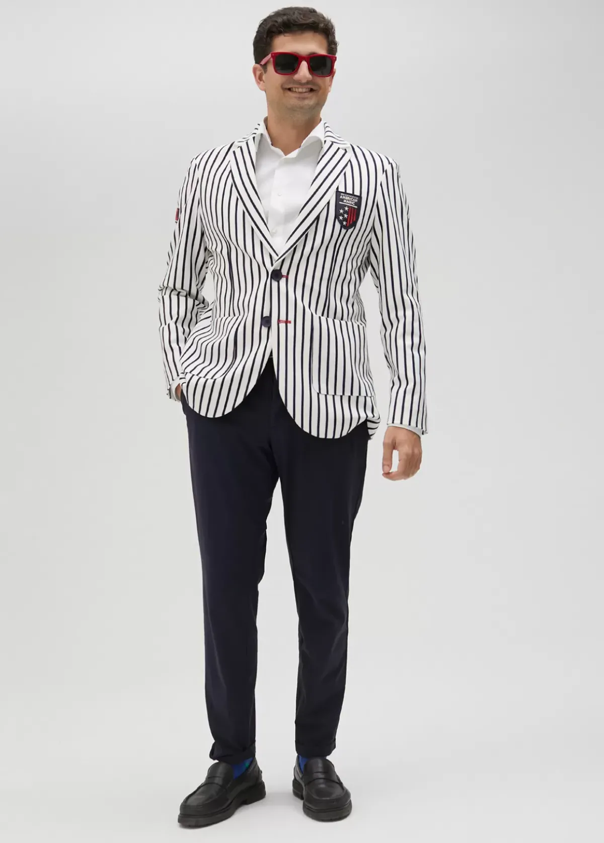 New Blazer hombre rayas edición limitada - Lola Casademunt Americanas Y Blazers