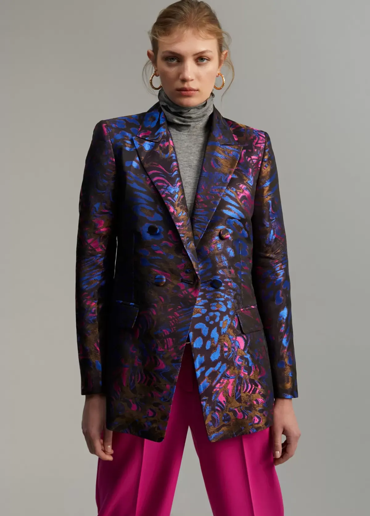 Online Blazer jacquard estampado Americanas Y Blazers