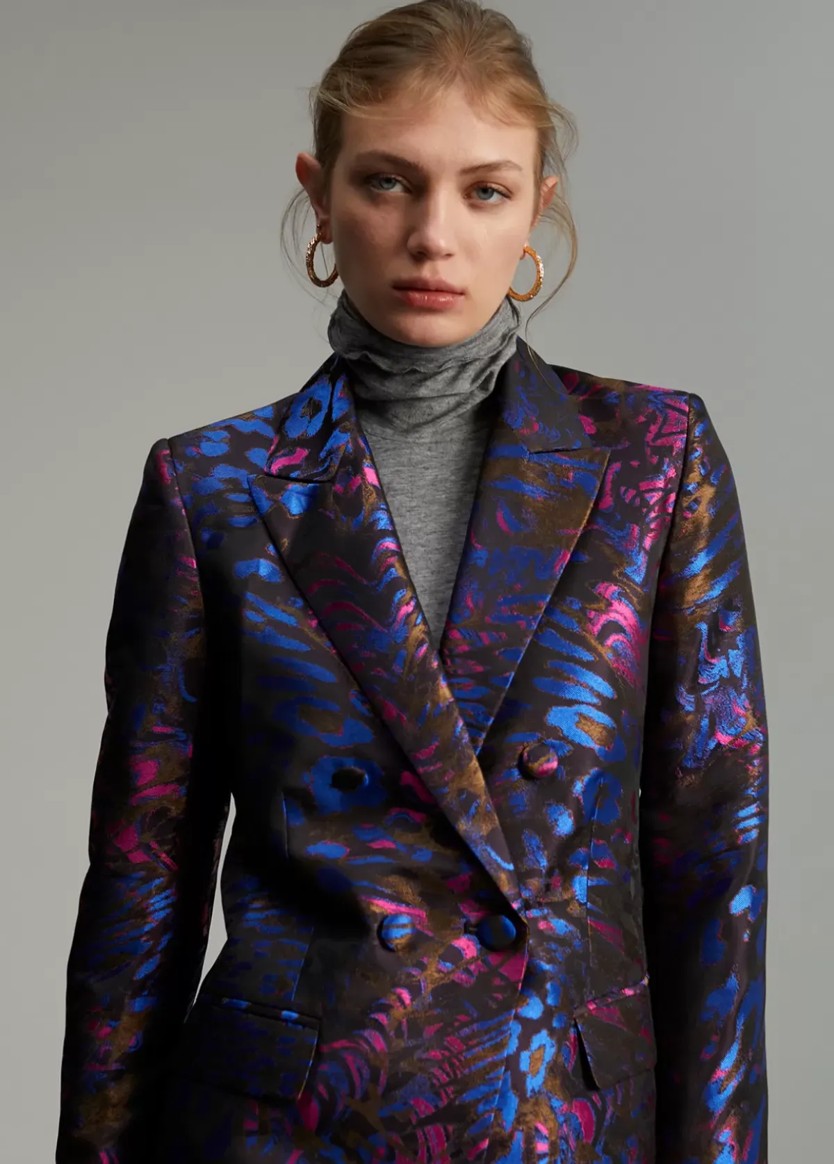 Online Blazer jacquard estampado Americanas Y Blazers
